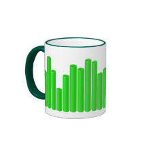 Pipe pattern coffee mug