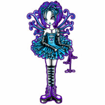 "Piper" Cute TuTu Tattoo Fairy Photo Sculpture