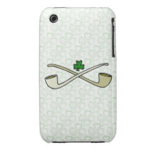Pipes & Shamrock Case-Mate iPhone 3 Cases