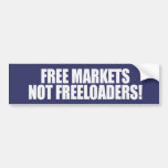PIQUE-ASSIETTES Bumpersticker des MARCHÉS LIBRES P Adhésifs Pour Voiture