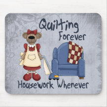 Piquer pour toujours tapis de souris