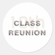 PIQUEZ la 10ème Réunion de classe Autocollants