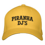 Piranha DJ's (DJ Cook Cap) Embroidered Baseball Caps