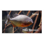 Piranha - Innocent Looking Brown Fish Business Card Template