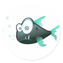 Piranha Stickers