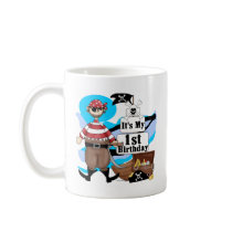 Pirate 1st Birthday T-shirts and Gifts Mug