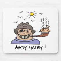 Pirate Ahoy Matey mousepads