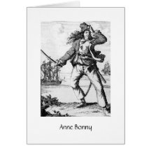 Pirate Anne Bonny Card