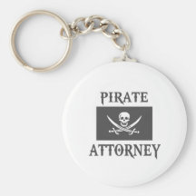 Pirate Attorney Keychains