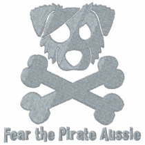 Pirate Aussie Embroidered Hoodie