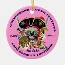 Pirate Auto Dual Logo Bicentennial  Pls View Notes Ornaments