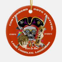 Pirate Auto Dual Logo Bicentennial  Pls View Notes Ornaments