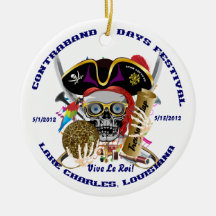 Pirate Auto Dual Logo Bicentennial  Pls View Notes Ornaments