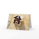 Pirate Bassett Hound Cards