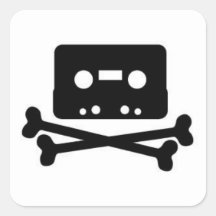 pirate bay square sticker