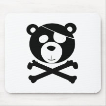 pirate bear mousepad
