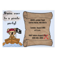 Pirate Birthday Invitation