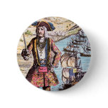 Pirate "Black Bart" Pinback Buttons