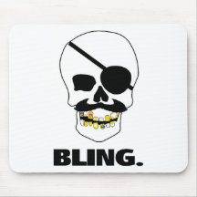 Pirate Bling Mouse Pads