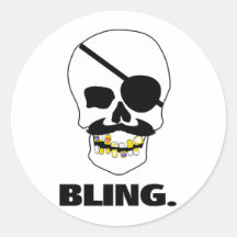 Pirate Bling Sticker