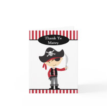 Pirate Boy Note Cards