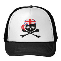 Pirate britannique casquettes de camionneur