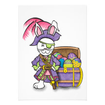 Pirate Bunny Invite