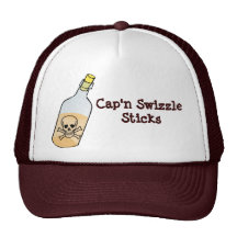 Pirate Cap'n Swizzle Sticks Trucker Hats