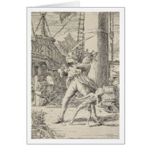 Pirate Captain Hook Greeting Card