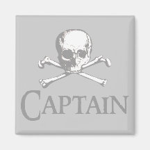 Pirate Captain Magnets