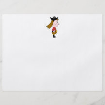 Pirate Cartoon Character. Full Color Flyer