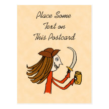 Pirate Cartoon. Postcards