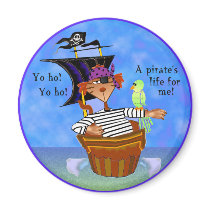 Pirate Cat  Magnet