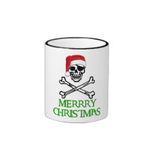 Pirate Christmas Coffee Mugs