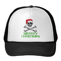 Pirate Christmas Mesh Hats