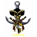Pirate cool t-shirt design