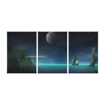 Pirate Cove Stretched Canvas Prints