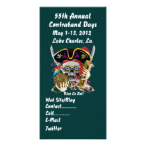 Pirate Days Lake Charles, Louisiana. 30 Colours Personalized Photo Card