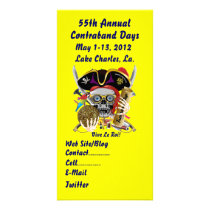 Pirate Days Lake Charles, Louisiana. 30 Colours Personalized Photo Card