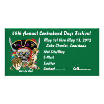 Pirate Days Lake Charles, Louisiana. 30 Colours Photo Greeting Card