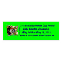 Pirate Days Lake Charles, Louisiana. 50 Colours Business Cards