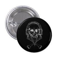 Pirate de musique et fier - rayon X Pin's