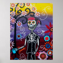PIRATE DIA DE LOS MUERTOS PRINT