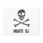 Pirate DJ - Disc Jockey Music Theif postcards