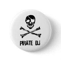 Pirate DJ Pin