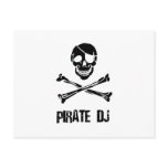 Pirate DJ postcards