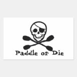 Pirate Flag Kayak Sticker