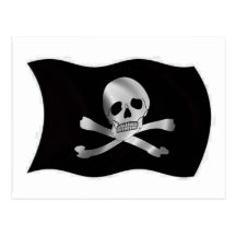 Pirate Flag Post Cards
