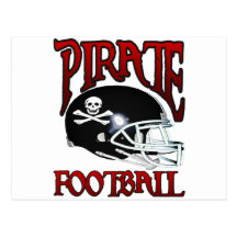 PIRATE FOOTBALL POSTCARDS