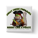 Pirate froggy button